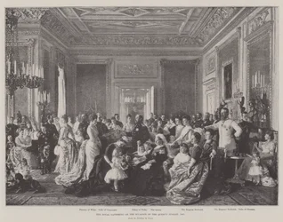 1887年の女王のジュビリーの王室集会